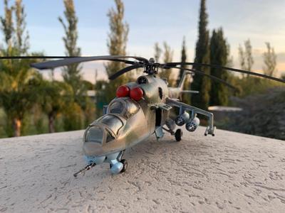 HIND MI24 RUSSIAN HELICOPTER – SCALE MODEL 1:48
