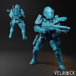 Tempest Guardsman Shock Trooper 3 (Female) (PRESUPPORTED)