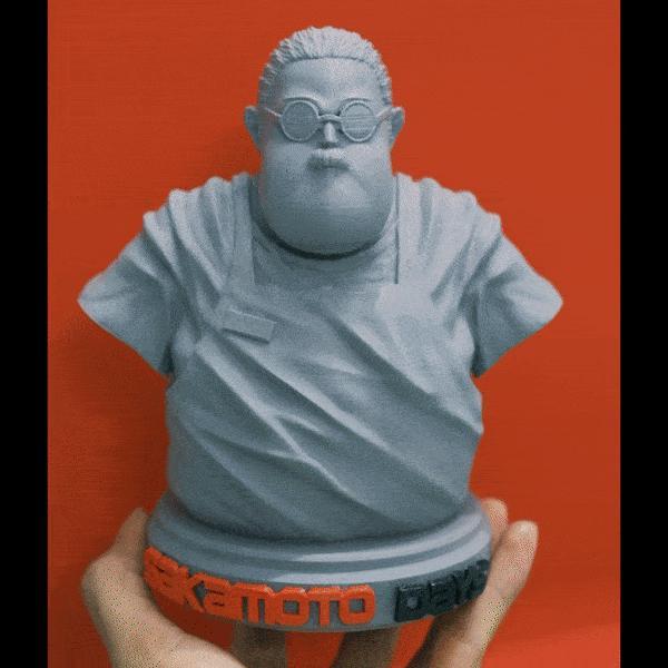 Sakamoto Days Bust Sculpture – Anime, Manga, Cosplay, Props, Toys