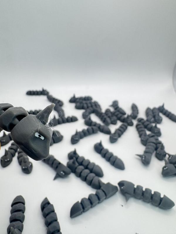 Articulated Chibi Onix (no support, 3mf included, print-in-place)