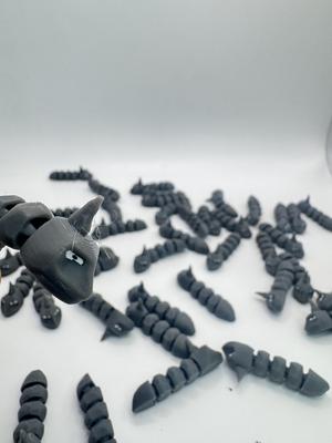 Articulated Chibi Onix (no support, 3mf included, print-in-place)