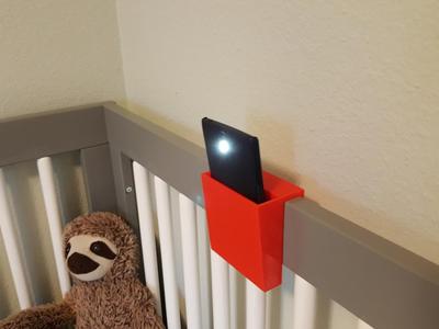Crib Phone Holder for Bedtime Reading