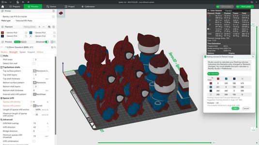 Spider Cat - Spiderman Cosplay Cat - 3D print STL and multicolor 3MF file