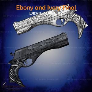 Ebony and Ivory Final Cosplay Devil May Cry – STL File