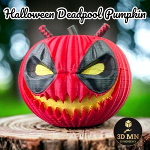 Halloween Pumpkin – Deadpool Version