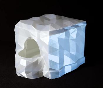 LowPoly Rock Reptile Humid Hide