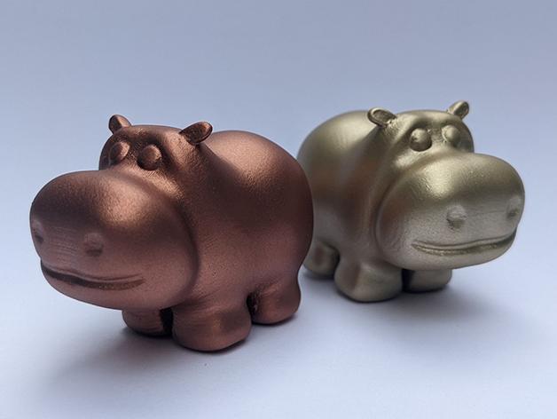 Cute hippo animal model