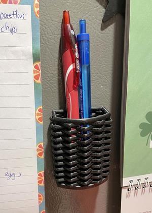 Magnetic refrigerator basket/storage