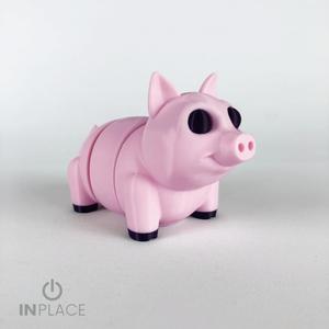Cute Pig Articulated (dark eyes version)