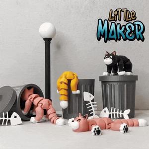 Flexi articulated cat