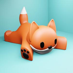 Fox phone holder