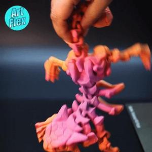 ArtFlex Flexi Euoplocephalus Print in Place
