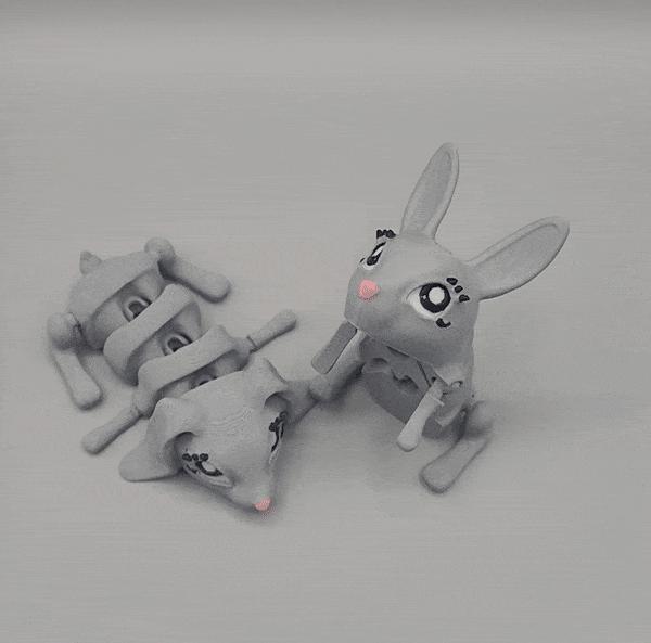 CUTE LUCKY BUNNY FLEXI FIDGETS