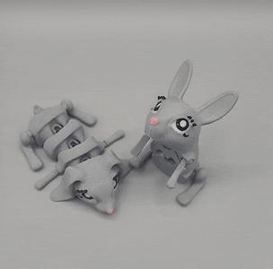CUTE LUCKY BUNNY FLEXI FIDGETS