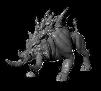 Hellboar (DnD miniature)