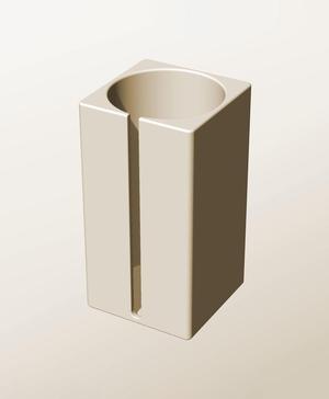 CS96-200-S Modular Stacking slotted container for home decor