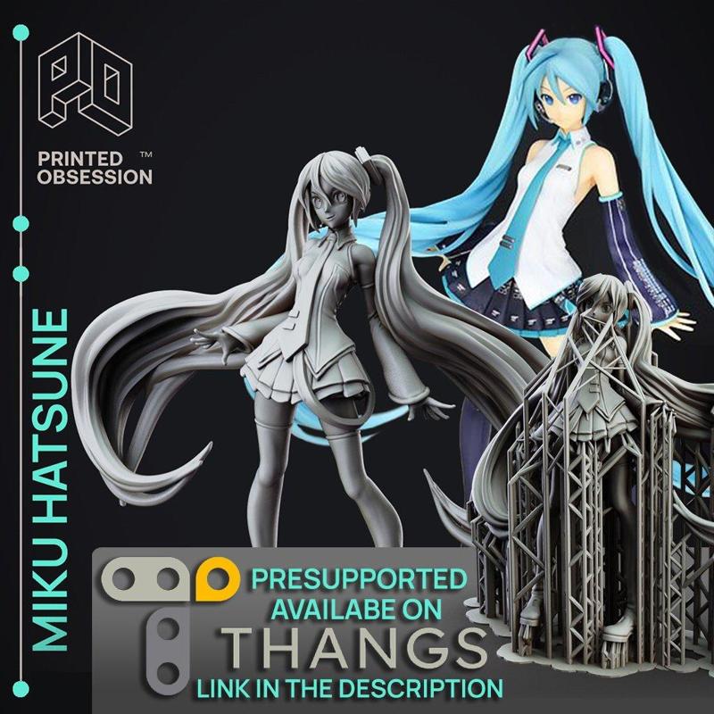Miku Hatsune - Vocaloid - Anime Fanart Toy