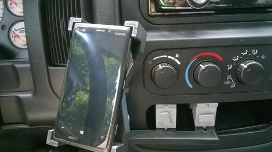 Phone mount for car with shelve