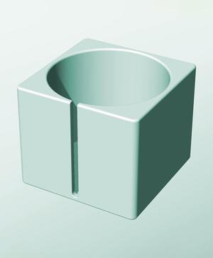 CS162-150-S Slotted container modular stackable module bin box