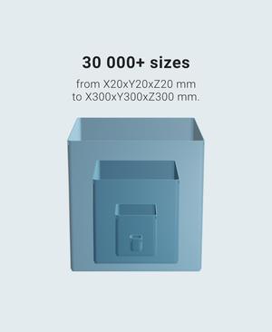 BOXY : Modular, stackable boxes and drawer organizer