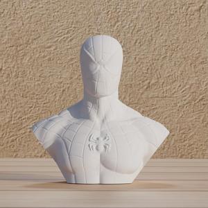 File: Spiderman bust in STL digital format