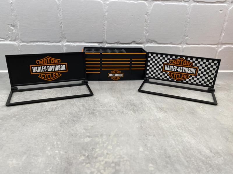 Harley Davidson Lid for desk toolbox pen holder