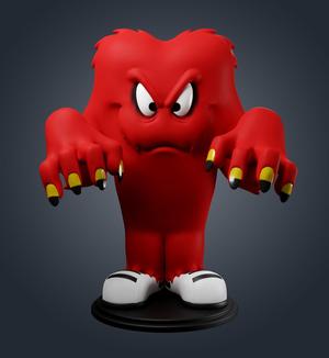 Gossamer monster figurine