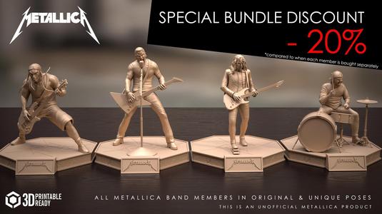 METALLICA SPECIAL BUNDLE  ALL BAND MEMBERS