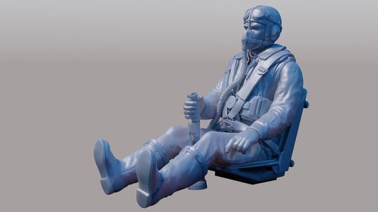 WWII Luftwaffe FW-190 Pilot