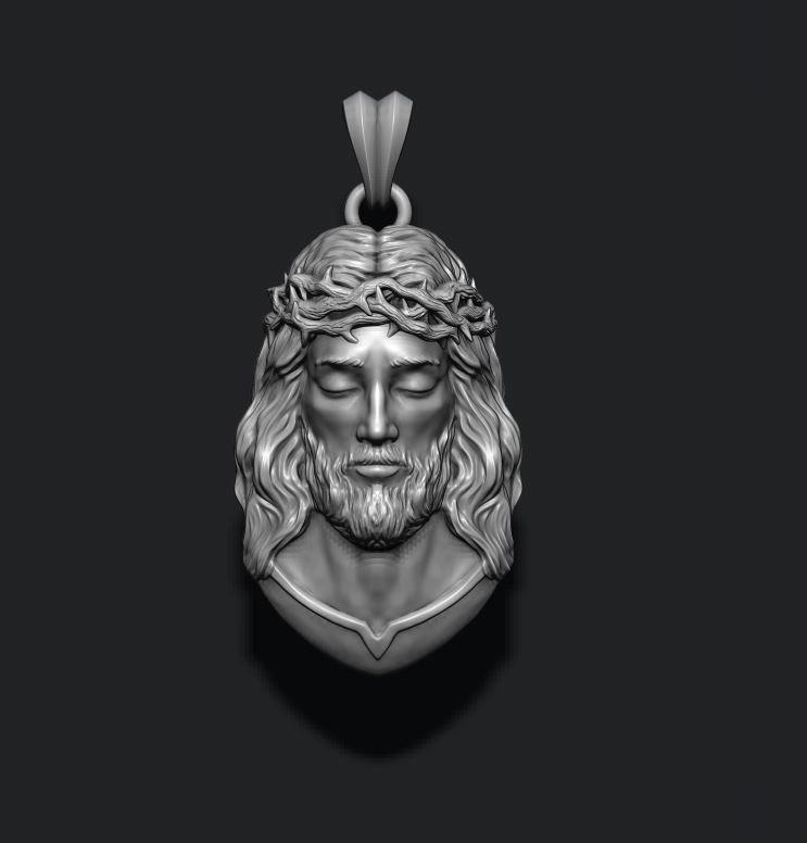 Jesus pendant v2