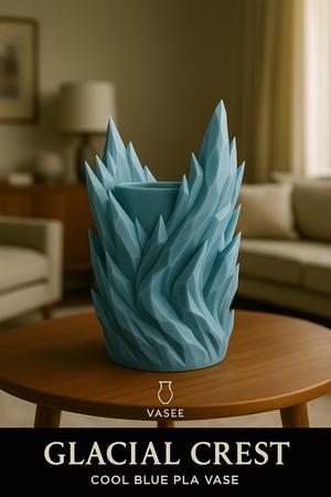 Vase Art – ice organizer pot with frosty elegance