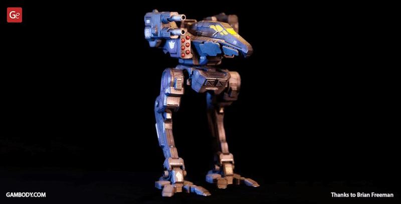 MWO Raven 3D Printing Model | Assembly + Action
