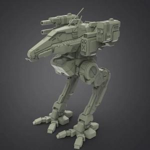 MWO Raven 3D Printing Model | Assembly + Action