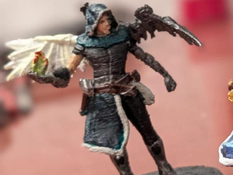 Angel Aasimar miniature for DnD Artificer class