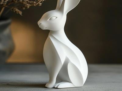 Rustic Wooden Bunny – Farmhouse Easter Decor
