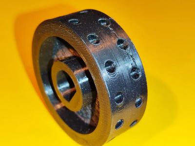 Encoder wheel for seeder