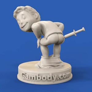 Vault Boy Fallout STL files for 3D Printing | Static Model