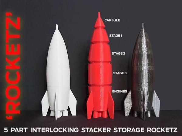 ‘ROCKETZ’… Interlocking Storage Stages and Fun Model
