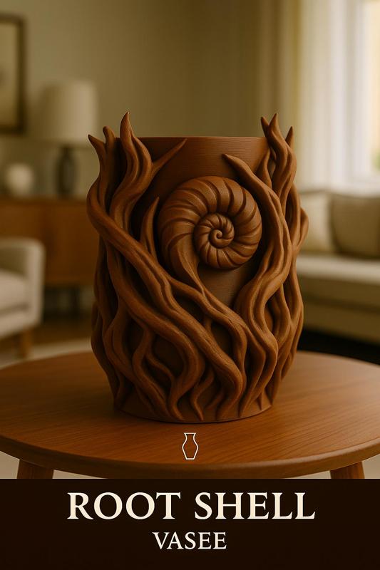 Vase Art – snail organizer pot with gentle motion