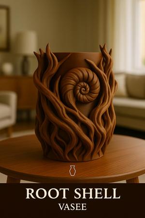 Vase Art – snail organizer pot with gentle motion