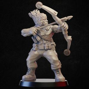 Soldier archer shoot