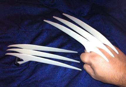Wolverine Claws in plastic