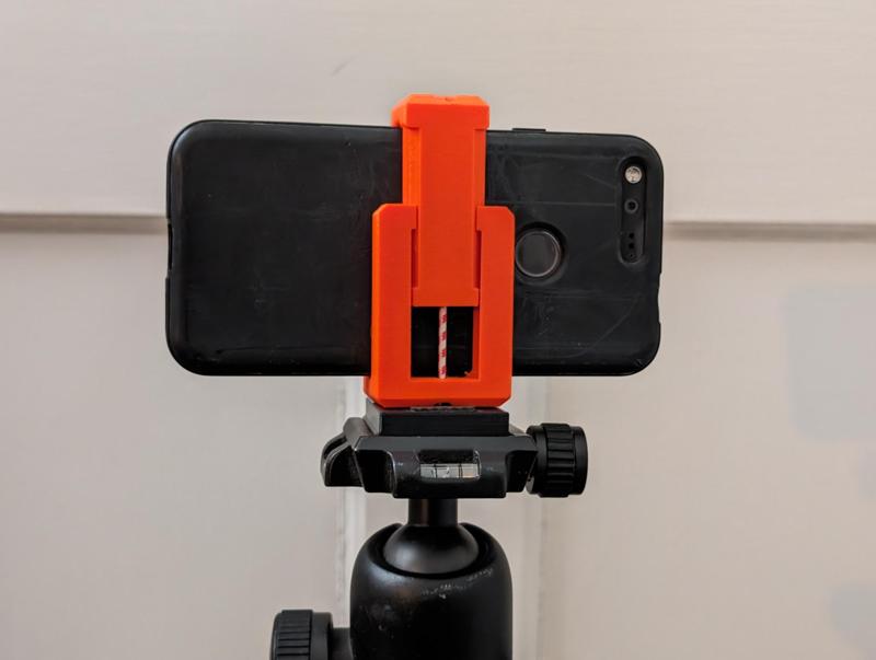 Print in Place Phone to Tripod Mount / Clamp