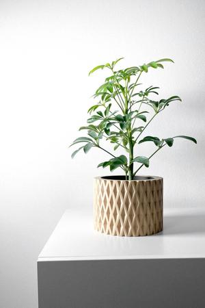 The Grivan Planter Pot STL 3D Print File, Digital Download for 3D Printing, Home Decor Planter for Plants & Flowers