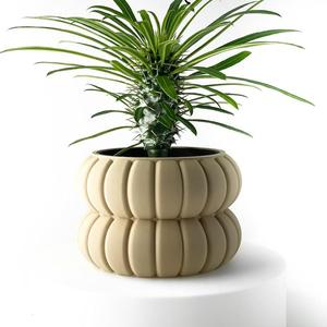 The Yanor Planter Pot STL 3D Print File, Digital Download for 3D Printing, Home Decor Planter for Plants & Flowers