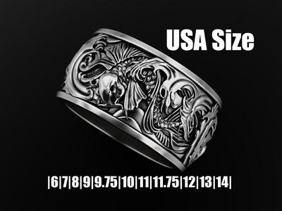 Carp and waves ring