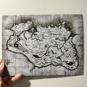 Skyrim Map – HueForge Print (0.2mm Nozzle)
