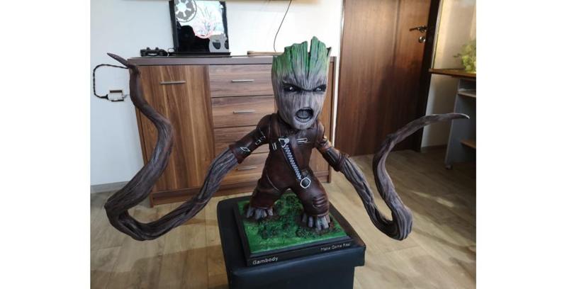 Ravager Groot 3D Printing Figurine | Assembly