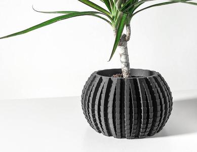 The Uralo Planter Pot STL 3D Print File, Digital Download for 3D Printing, Home Decor Planter for Plants & Flowers