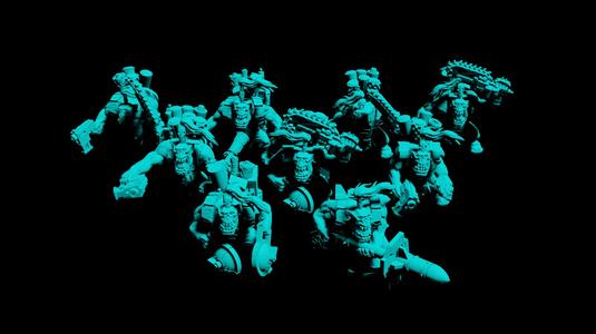 Orc Ladz With Wild Hair and Explosives